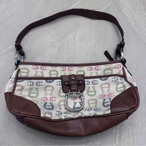 Etienne Aigner Vintage Brown Shoulder Bag Purse